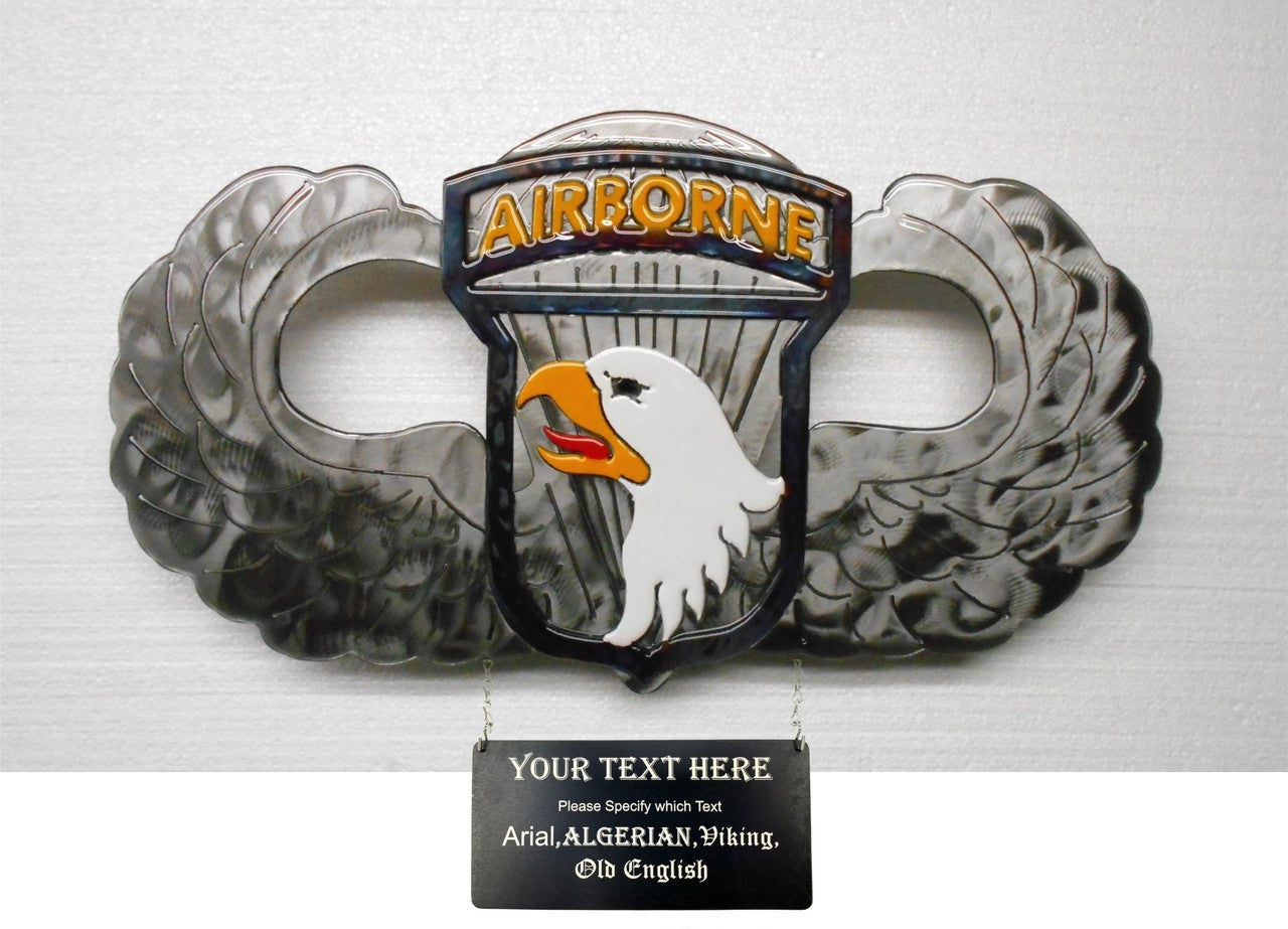 101st Airborne With Jump Wings