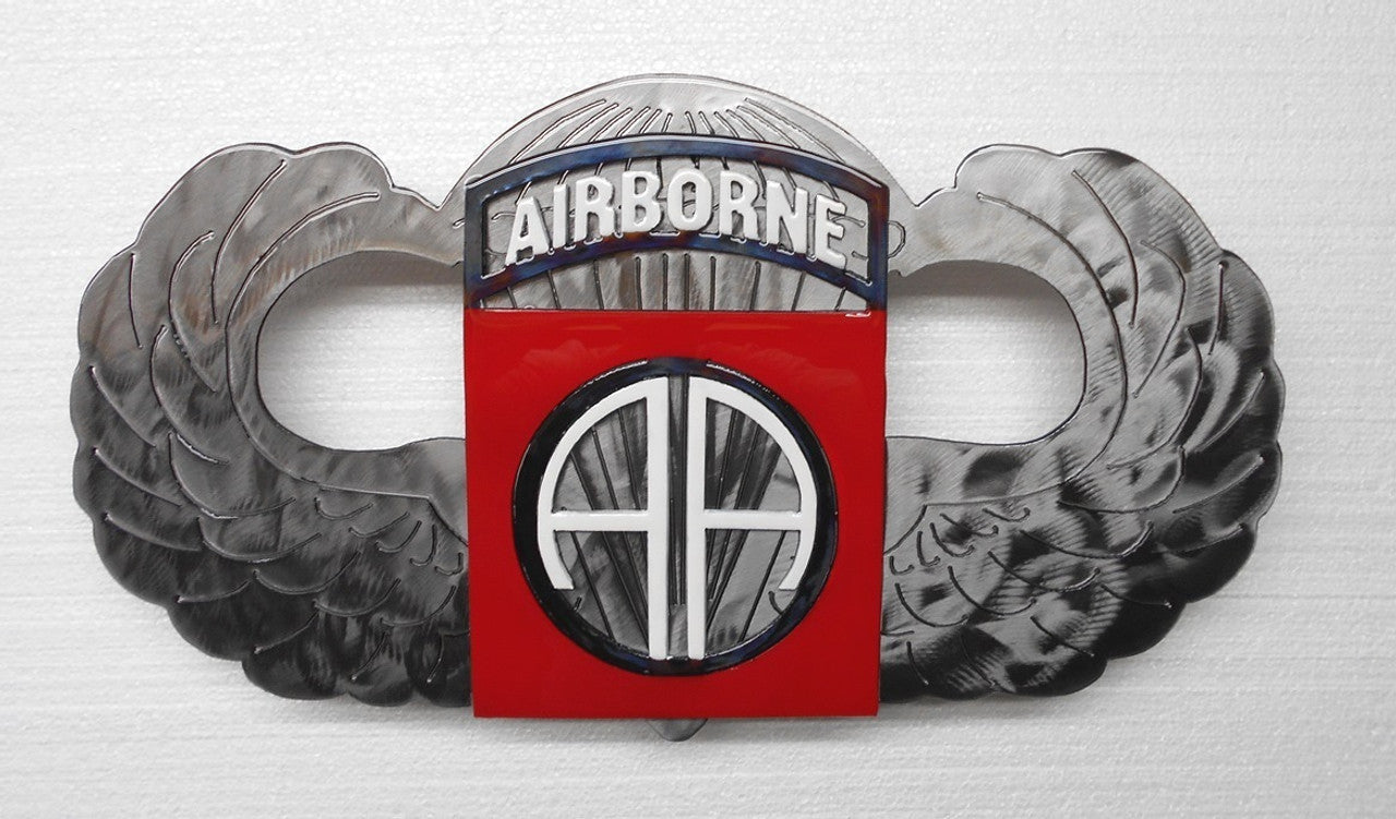 82nd Airborne with Jump Wings
