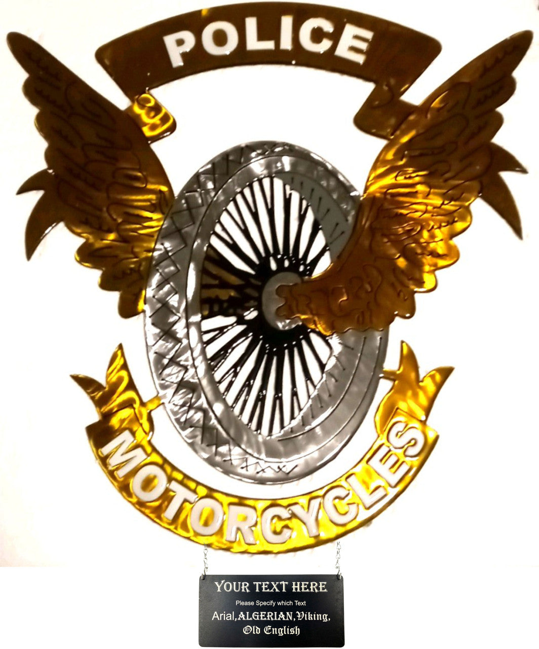 MOTORCYCLE POLICE  BADGE